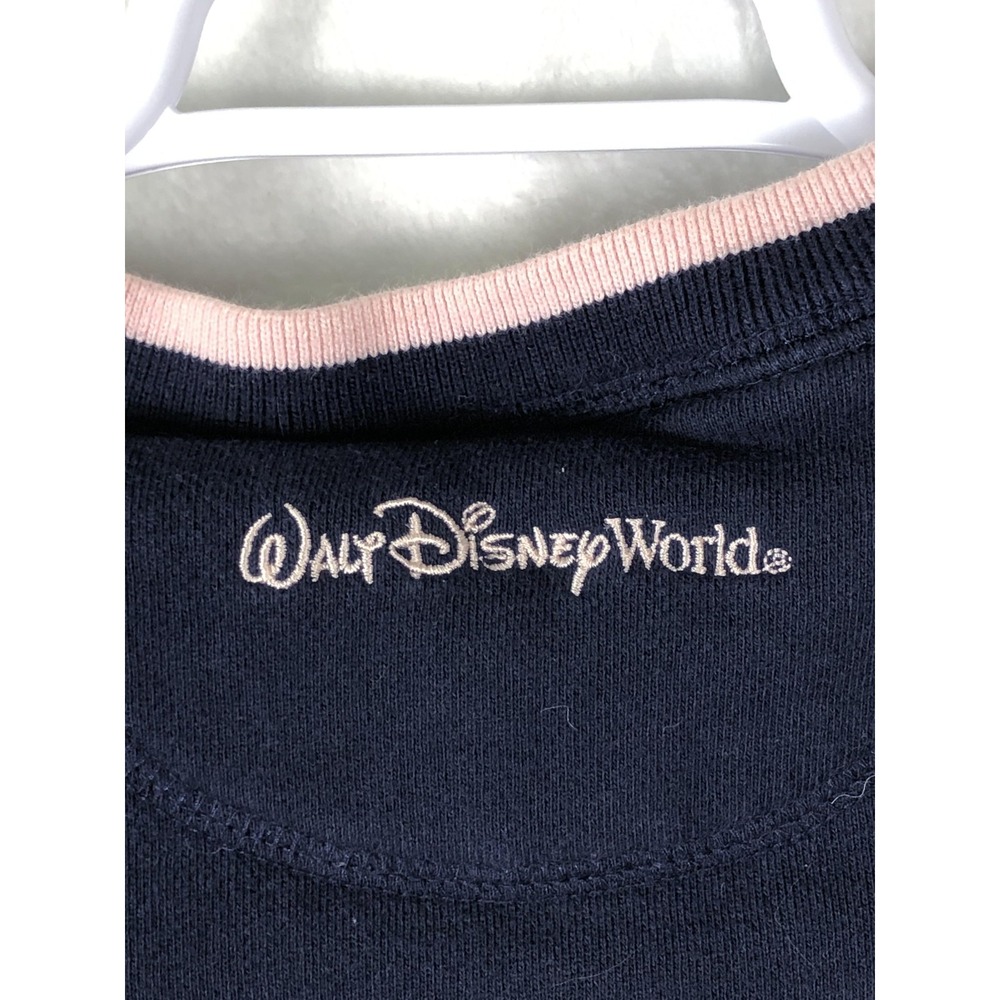Disney Mickey Mouse Sweatshirt Adult Small Navy Blue Crewneck Graphic Pullover - Picture 5 of 8